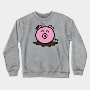 Pig in the Mud Crewneck Sweatshirt